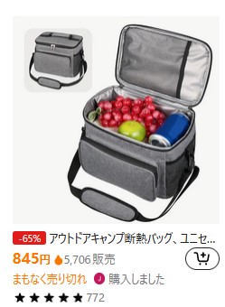 アウトドアキャンプ断熱バッグ、ユニセックスランチバッグ、9L防漏ウォータークーラーバッグ